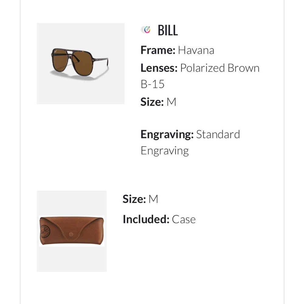 Bill Polarized Ray-ban Sunglasses - Picture 8 of 8